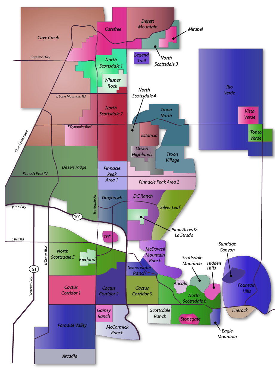 North Scottsdale Map